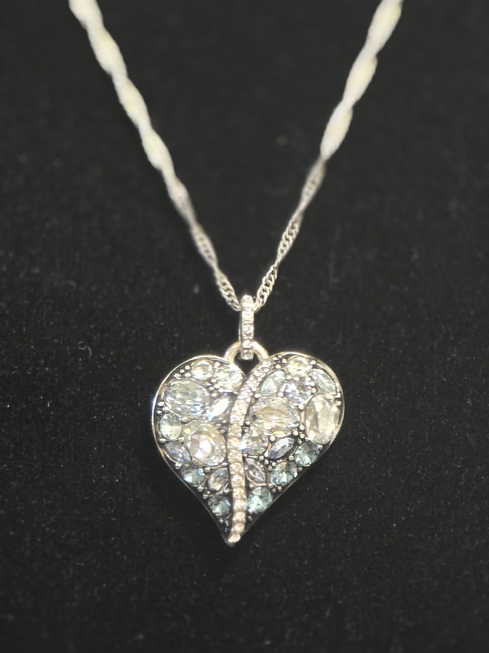 Trust Your Journey Heart Necklace
